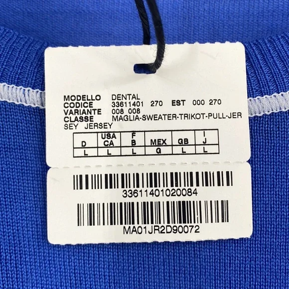 Marella Maglia Sweater Trikot Pull Over Jersey Sweater In Color Dental